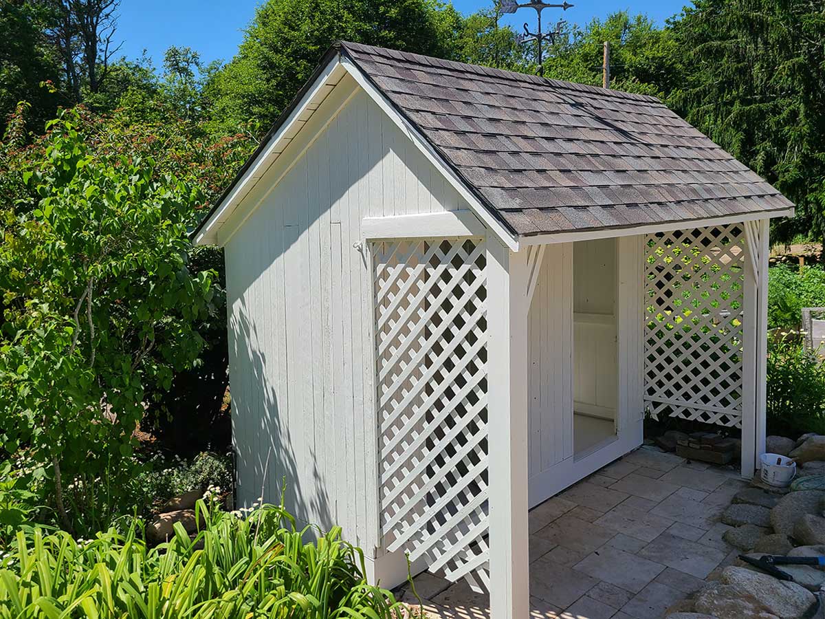 100 year old shed restored